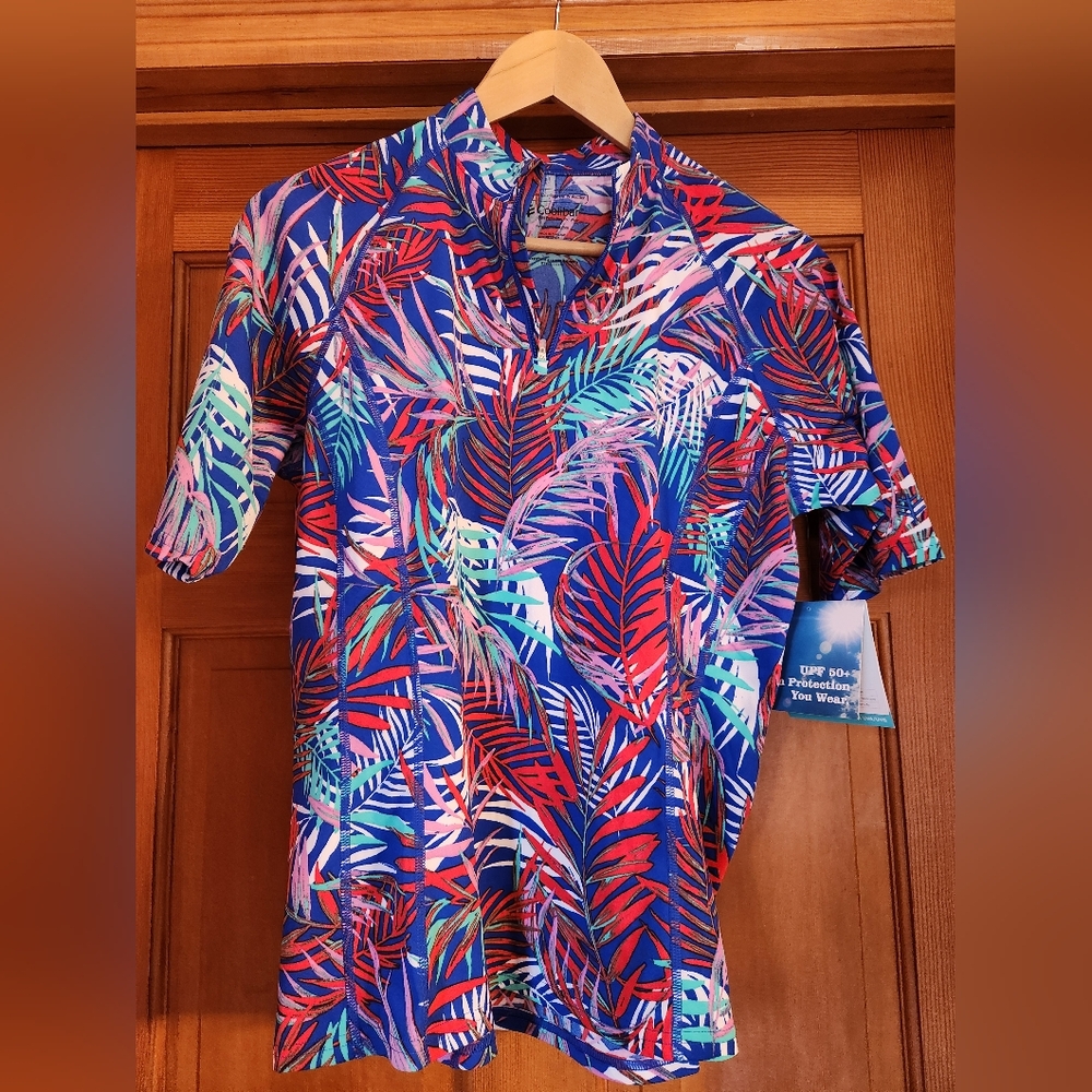 Coolibar Women’s Short Sleeve Rash Guard UPF 50+
